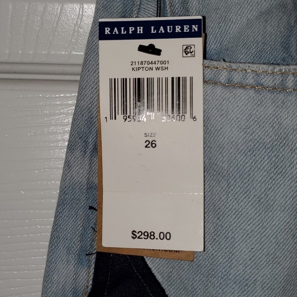 POLO Ralph Lauren The Avery Boyfriend Jeans Star Quilt Patchwork Pattern Size 26 - Picture 2 of 10